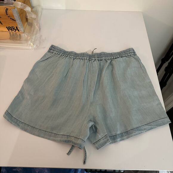 NEW Skies are Blue Streets with No Name Embroidered Tencel Shorts Size Medium - Picture 6 of 8